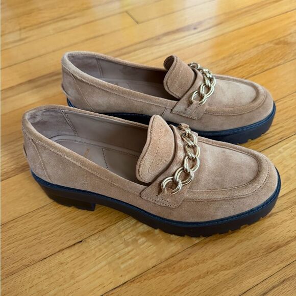 Sam Edelman Camel size 6 TAELOR LUG SOLE LOAFER - Picture 2 of 9